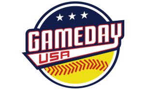 balanced logo game day usa softball